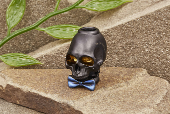 Бусина на темляк «Лаки Джентльмен» синяя бабочка