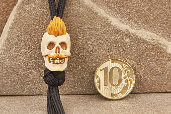 Бусина на темляк «Хипстер» оранжевый