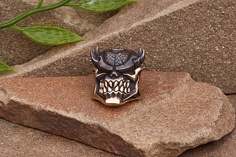 Бусина для темляка Хищник (бронза) от мастерской Братьев Пешковых