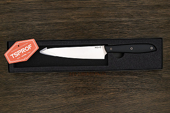 Нож кухонный MOYO Премьер овощной 110мм, сталь AR-RPM9, рукоять G10-extra черный