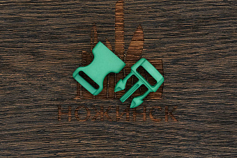 Застежка-фастекс 23×40мм. Гамма-5 (зелёный)