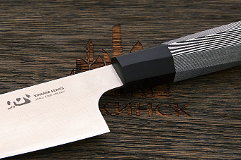 Нож кухонный Xin шеф 175мм, сталь 304Cu, рукоять G-10 черно-белый