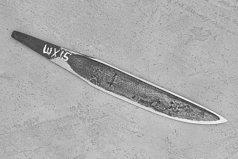 Клинок для ножа 145мм, модель "Якут" из стали ШХ15
