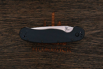 Складной нож Ontario RAT-1, сталь AUS 8, рукоять нейлон черный
