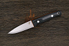 Нож для бушкрафта Beaver knife Thorn, клинок 112мм, сталь Х12МФ, рукоять микарта чёрная-О - фото №1