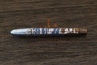 Авторская титановая ручка  Дмитрия Стрельцова «Ас. Пират»