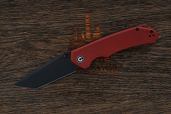 Складной нож Civivi Brazen tanto, сталь D2, рукоять G10 бордовый