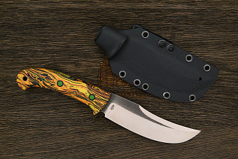 Разделочный нож Сергея Шадрина Перс, сталь N690, рукоять микарта