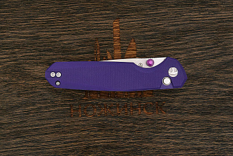 Нож складной Bestechman Velix, клинок 84мм, сталь Sandvik 14C28N, рукоять G10 фиолетовый