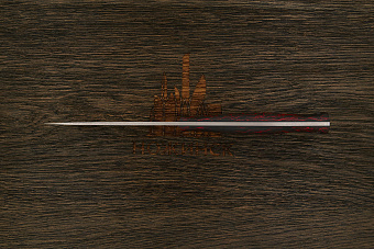 Нож туристический Мастерской Тать Горностай, клинок 105мм, сталь Elmax, рукоять карбон