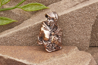 Бусина на темляк Воительница от мастерской Крымская бронза