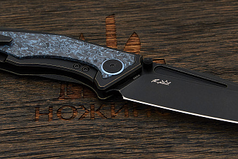 Нож складной Bestech Togatta, клинок 95мм, сталь M390, рукоять карбон/титан
