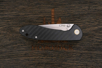 Нож складной CJRB Feldspar, клинок 89мм, сталь D2, рукоять карбон