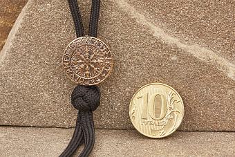 Бусина-вставка для браслета Шлем Ужаса от мастерской Крымская бронза