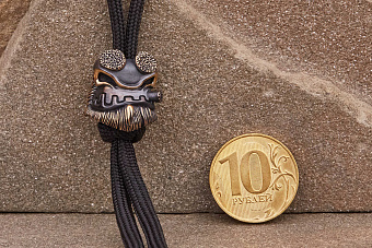 Бусина для темляка Хеллбой (бронза) от мастерской Братьев Пешковых 