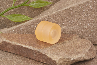 Бусина на темляк №1 оранжевая