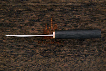 Разделочный нож Сергея Никитина Техноякут, сталь N690, рукоять микарта