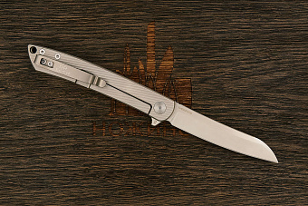 Складной нож Dr. Tech Kogatana S, сталь D2, рукоять титан серый