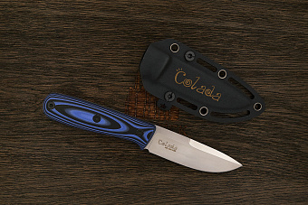Нож туристический Kizlyar Supreme Colada, клинок 100мм, сталь AUS-10Co, рукоять G10