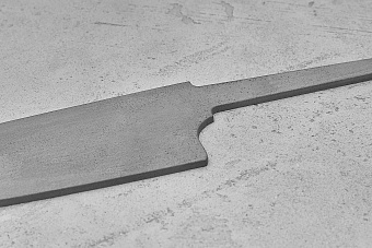 Заготовка для ножа, сталь Elmax 2,6мм. Модель "Аппарель ГШ175" с клинком 175мм, ТО 61-62HRC