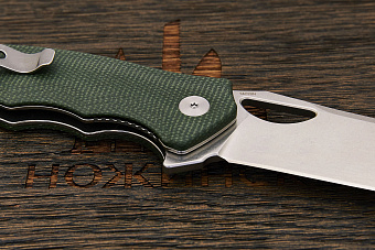 Нож складной QSP Gorilla, клинок 86мм, сталь Sandvik 14C28N, рукоять микарта