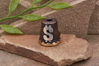 Бусина для темляка Напёрсток (бронза) от мастерской Братьев Пешковых