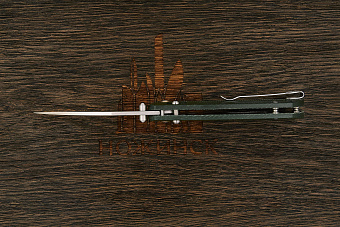 Нож складной CJRB Maximal, клинок 75мм, сталь AR-RPM9, рукоять микарта зеленая