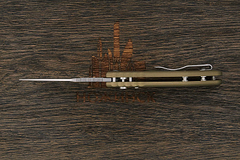 Автоматический складной нож Fox Knives New Smarty, сталь N690, рукоять алюминий зеленый