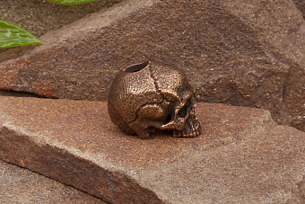 Бусина на темляк «Череп» Т3