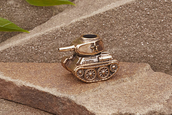 Бусина на темляк Т-34 от мастерской Крымская бронза