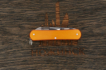 Многофункциональный складной нож Fox Knives Vulpis Large, сталь N690, рукоять алюминий оранжевый