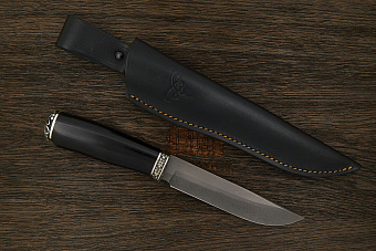 Разделочный нож Игоря Пампуха Модель 007, клинок 145мм, булат нержавеющий, рукоять граб