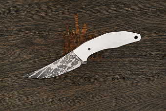 Нож туристический Lizard knives, клинок 98мм, сталь VG-10, рукоять G-10 белый