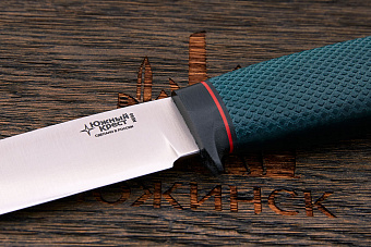 Нож туристический Южный крест Партнёр-L, клинок 120мм, сталь N690Co, рукоять текстолит изумруд