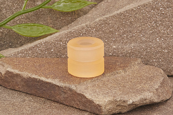 Бусина на темляк №1 оранжевая