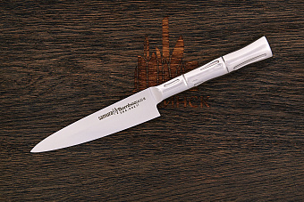 Нож кухонный Samura универсальный 125мм, сталь AUS-8, рукоять сталь