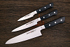 Поварская тройка Samura из 3-х ножей в подарочной коробке, сталь AUS-8, рукоять G10 - фото №1