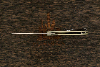 Складной нож Dr. Tech Pikeblade, сталь D2, рукоять титан зеленый