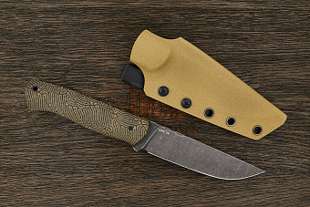 Нож туристический Lizard knives, клинок 115мм, сталь CPM 3V, рукоять Crazyfiber