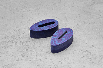 Больстер из G-10 (авторской) 12мм, 37x20мм, имитация тимаскуса