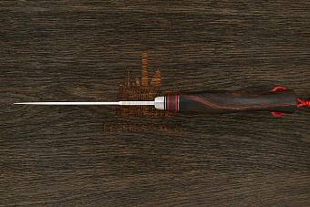 Нож туристический Геннадия Дедюхина Воркер-L, клинок 132мм, сталь M398, рукоять ironwood Т3