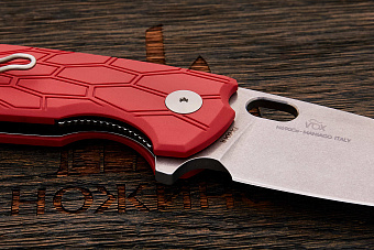 Складной нож Fox Knives Core, сталь N690, рукоять термопластик красный