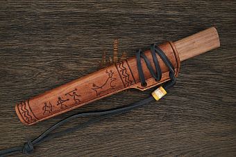 Разделочный нож народов севера Iron craft, рукоять стаб.яблоня