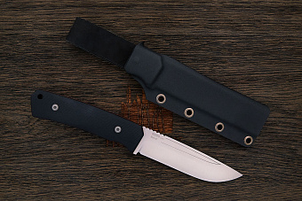 Разделочный нож Owl knife Barn-F, сталь N690, рукоять G10 черный