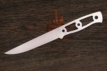 Клинок для ножа 140мм, сталь D2, модель Uk057/1