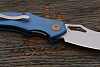 Складной нож Fox Knives Sparrow, сталь 9Cr13, рукоять алюминий голубой - фото №4