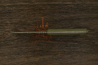 Нож тактический Нож с Котом Тир, клинок 108мм, сталь AUS-10Co, рукоять G10 оливковая