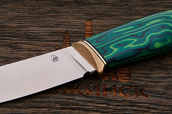 Нож разделочный Дмитрия Пудова КрейсерЪ, клинок 120мм, сталь M398, рукоять crazyfiber