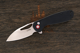 Нож складной CJRB Lago, клинок 87мм, сталь AR-RPM9, рукоять G10 чёрный