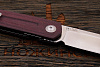 Нож складной Artisan Sirius, клинок 89мм, сталь CPM S35VN, рукоять микарта бордо - фото №4